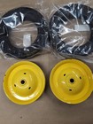  Ertl Pedal Tractor Parts Front Wheel Set  For A 7 X 1 5  Yellow John Deere 
