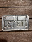 1995 Texas  Motorcycle  License Plate 118 T3j