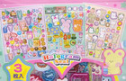 Lemon Bear Rabbit Cat Sweets Hologram 3 Sticker Sheet Japan