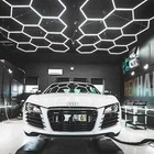 Hexagon Garage Lights Customize 11 Grid Led Hexagon Light For Car Shop Gym