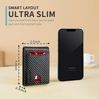 Wallet For Men Slim 11 Credit Card Holder Slots Leather Rfid Blocking Small 