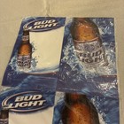  qty-5  Vintage 2003 Budweiser   Bud Light 8 5   x14    Promotional Poster New