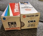 Ge   Sylvania Cwa Blue Dot Projector  Light Lamps Bulb 750w 120v Vintage New