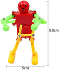 5 Pcs Funny Spring Wind-up Dancing Walking Robot Toy For Kids  Robot Playset For