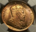 British Honduras  1904 Edward Vii Cent  Ngc Ms 65  50 000 Mintage 