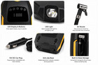 150 Psi Digital Tire Inflator Air Compressor 12v Auto Shut Off Led Car Tire Pump