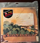 Vtg 70s Country Morning  6620 Latch Hook Rug Canvas Red Heart Pattern  20x27 