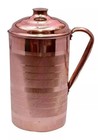 Pure Copper Water Jug Pitcher With Tumbler Glass Ayurveda Benefits Set Of 6