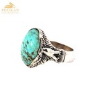 Carolyn Pollack Unisex Turquoise Stone Ring In Sterling Silver Size   pbr109984 