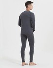 Men 100  Merino Wool Base Layer Set Winter Underwear Bottom Long Sleeve Top Gift