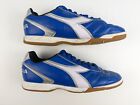 Diadora Capitano Id Indoor Soccer Shoes Mens 7 5 Royal Blue Low Top Lace Up