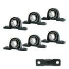 Ucp209-28 Pillow Block Bearing 1-3 4  Bore  2-bolt Self-aligning Solid Base Qty6