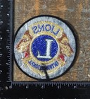 Vintage Lions International Organization Logo Embroidered 4    Iron-on Patch