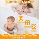 Non-slip Toddler Bath Seats For Babies Sitting Up  Safe Infant   Newborn Bathtub