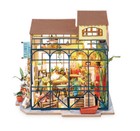 Rolife Emily s Flower Shop Diy Miniature Doll House With Led Lights Xmas Gifts