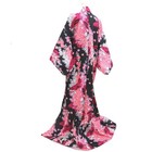 10748d3 Cotton Japanese Kimono Yukata Butterfly Cherry Blossom