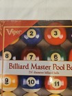 Billiards Master Pool Table Balls Complete Set 2-1 4  Diameter By Viper New