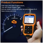 Ancel Ad410 Obd2 Scanner Code Reader Car Diagnostic Scan Tool Check Engine Fault