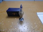 Hand Blown Egyptian Glass Perfume Bottle 7 Tx 2 W Nwbox