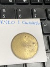 Ryko Car Wash Token Lot Of  One 1 Car Wash Blank On Back Brass 1 125 