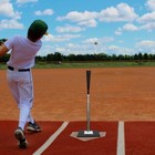 Pro Platinum Baseball   Softball Batting Tee By Swingrail