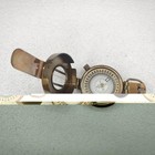 Vintage Brass Antique British Military Prismatic Pocket Compass Marine Solid