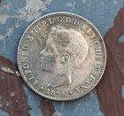 40 Centavos 1896 Alfonso Xiii Puerto Rico