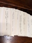 Lot Of 100 Vintage Library Card Catalog Index Cards 5 x3  Craft Art Scrapbooking