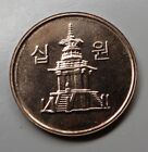 Korea-south 10 Won 2019 Copper Clad Aluminum Km 103 Unc
