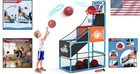 Ideal Birthday Gift  Kids Arcade Basketball Game Set - 1-2 Players From Age 3