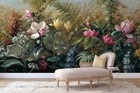 Wallpaper Charleston Paradise Large Tropical Floral 9 Panel Mural