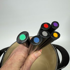 Le Creuset Black Enamel Cast Iron Fondue Pot Set With Forks