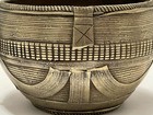 Antique Old Brass Hand Carved Dhokra Art Rice Bowls Serving Bowl India