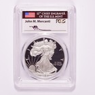 2016-w Silver American Eagle Proof Pcgs Pr70dcam Fdoi Philadelphia Lettered E   