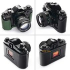 For Canon A-1  new Ae-1 Handmade Genuine Real Leather Half Camera Case Bag Cover