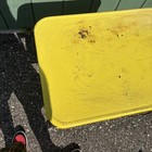 Vintage Cosco 3 Tier Kitchen Utility Cart 50   s Rolling Yellow Electric Works     