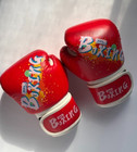 Kids Youth Boxing Bag Gloves Red Training Punching Beginner Hook Loop Pair