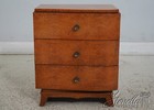 Lf67866  Pair Art Deco Modern Birdseye Maple Nightstands