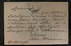 1895 Turkey Postal Stationary Postcard Cover To Paris France