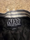 Kiss Black Satin Varsity Jacket With Logo Xxl