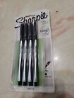 Sharpie Black Ink Fine Point Smear And Water Resistant Pen  pack Of 4 