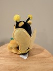 Disney Store Winnie The Pooh In Sparkly Bee Outfit W flower Plush 7  Tall