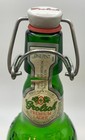  4  Grolsch Pilsner Beer G B Bottles Bright Green Glass Porcelain Swing Top Lid