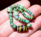 Ancient Glass Excavated Djenne Dig Beads Mali African Trade Circa 1000 Years Old