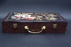 Las Vegas Sign Hi-gloss Wood Box Poker Chip Set  300 Ct 