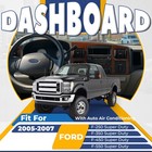 For 2005-2007 Ford F250 F350 Super Duty Dashboard Dash Trim Panel Bezel W  Ac