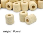 Pulaco Aquarium Ceramic Ring  Filter Media For Fish Tank  Pond Filter  1lb 