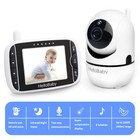 Hellobaby Video Baby Monitor With Remote Camera Pan-tilt-zoom  3 2   Color Lcd S