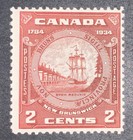 Travelstamps  Canadia Stamps Scott  210  1934 New Brunswick Mint Og Nh