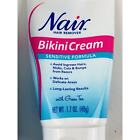 Nair Bikini Cream With Green Tea Sensitive Formula  1 7 Oz Hair Removal